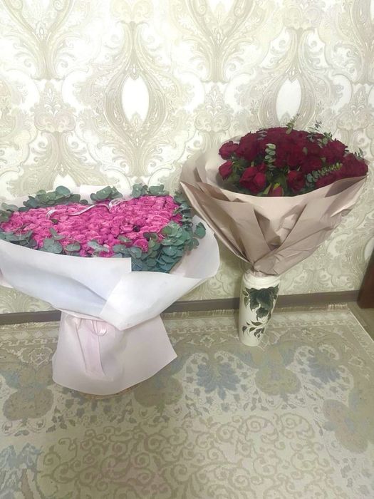 Букет цветы объемные