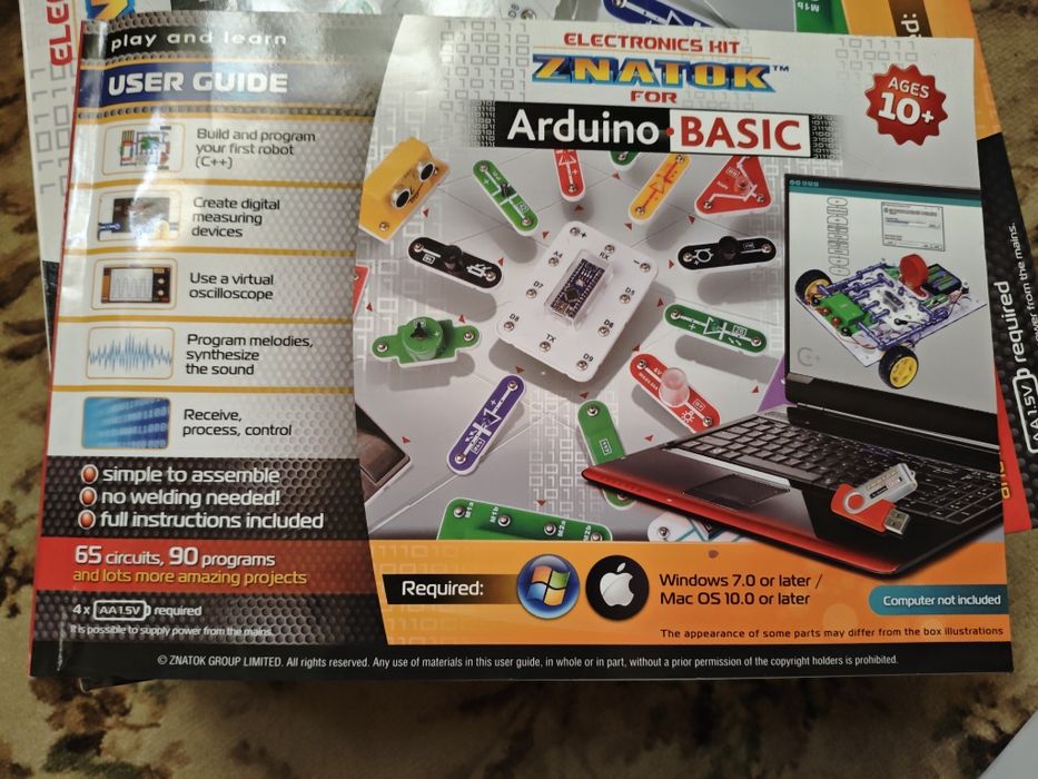 Электронный конструктор знаток Arduino Basic