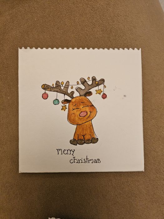 Коледни картички, изработени с любов