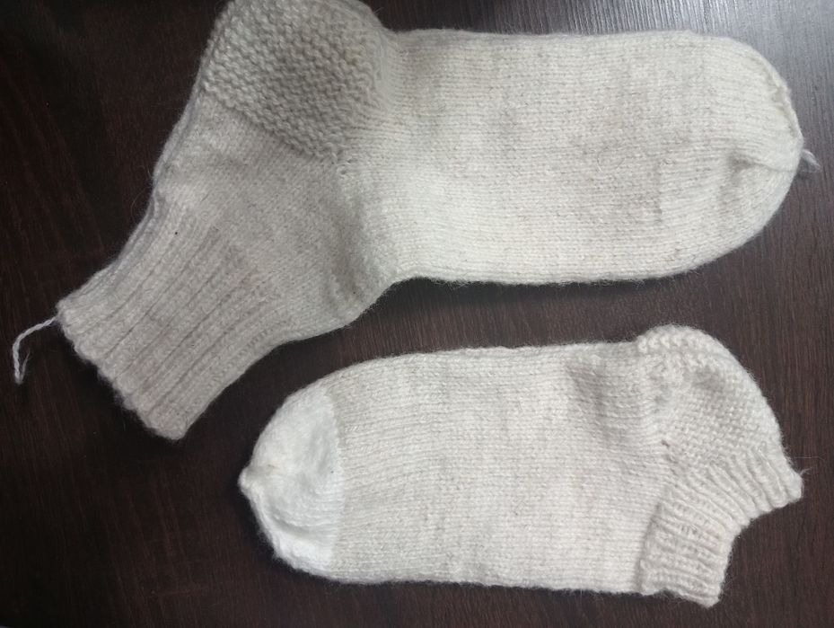 Носки шерсть ручная вязка