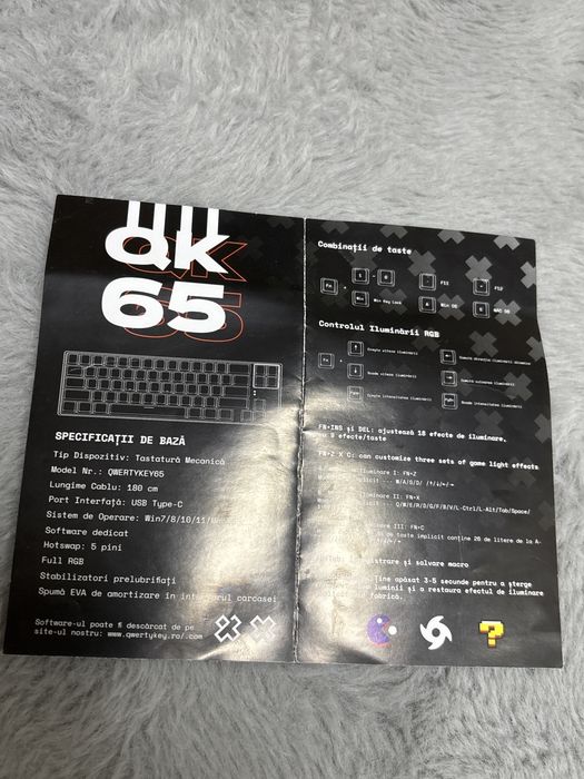 Tastatură qwertykey 65 METRIC (urgent)