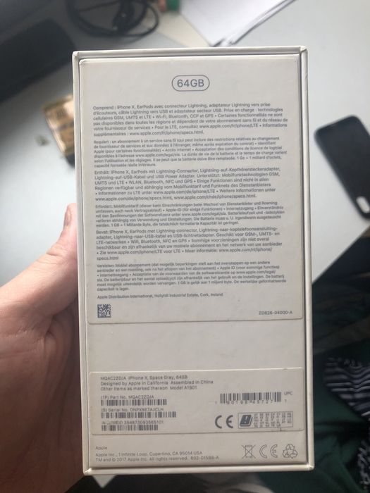 Iphone X с гарантий