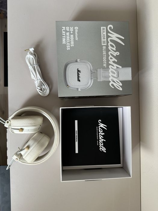 продам наушники Marshall Major III (маршалл 3) белые оригинал