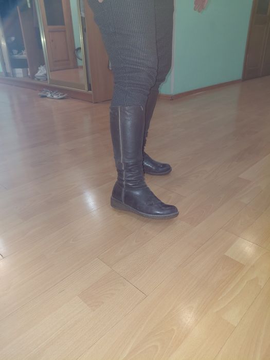 Сапоги кожаные.зимние       .