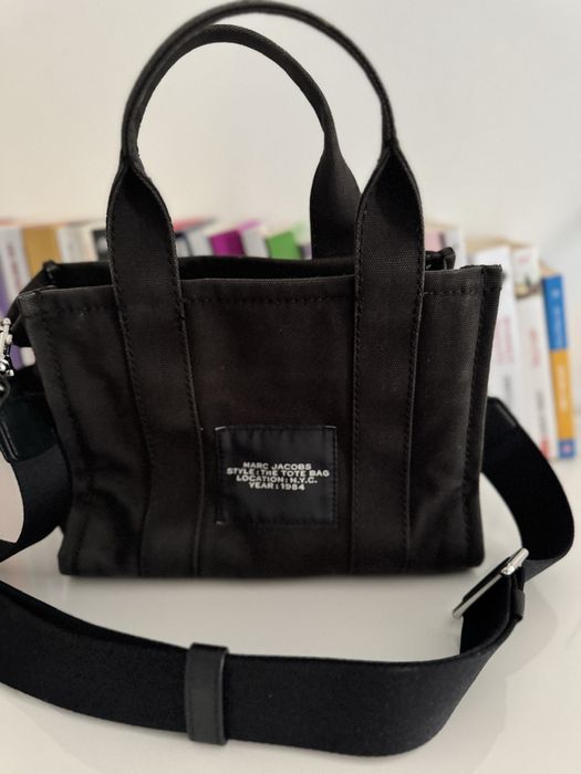 Geanta Marc Jacobs The Tote, Negru, originala