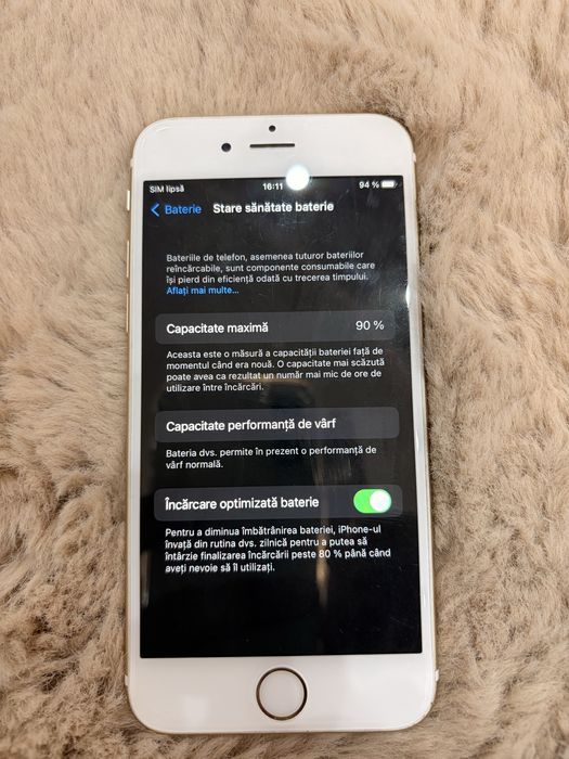 iPhone 6s Gold 64GB - baterie 90%