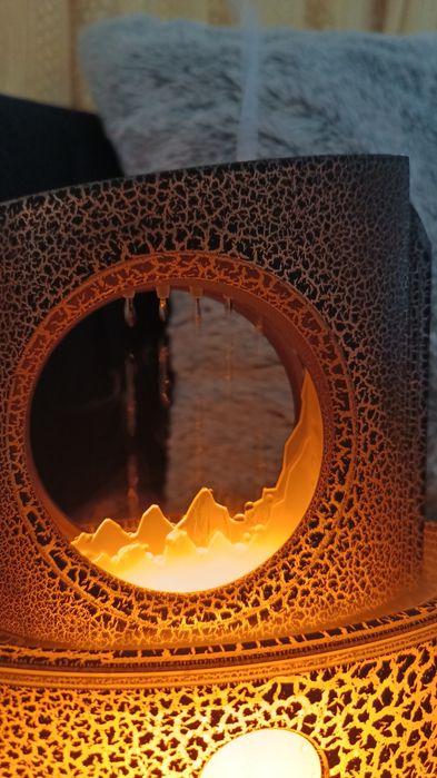 Арома дифузер с падащ дъжд