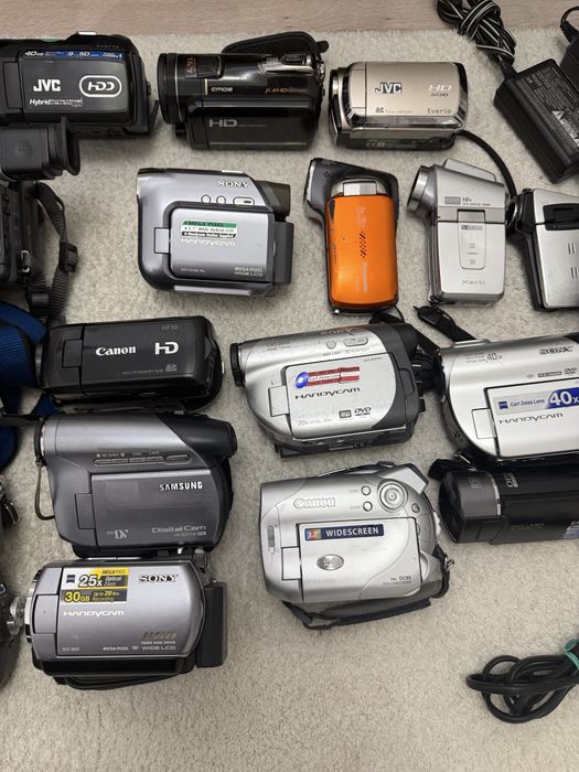 Lot camere video sony, panasonic, jvc, samsung