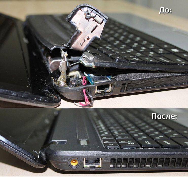 Ремонт корпусов ноутбука.
