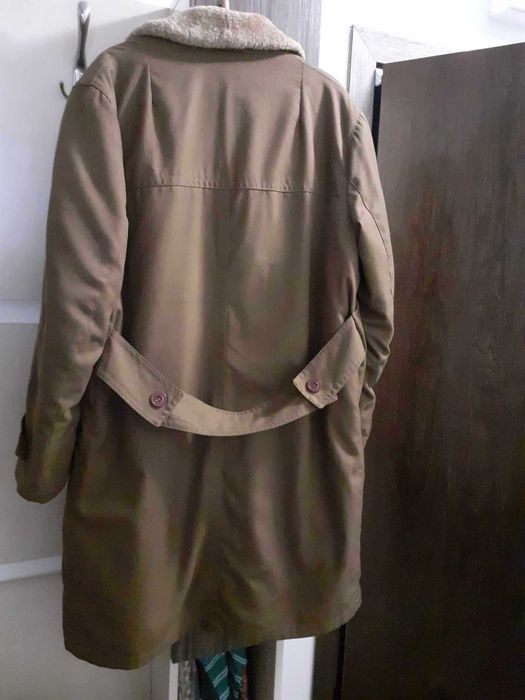 Дебела зимна шуба / палто с агнешка кожа