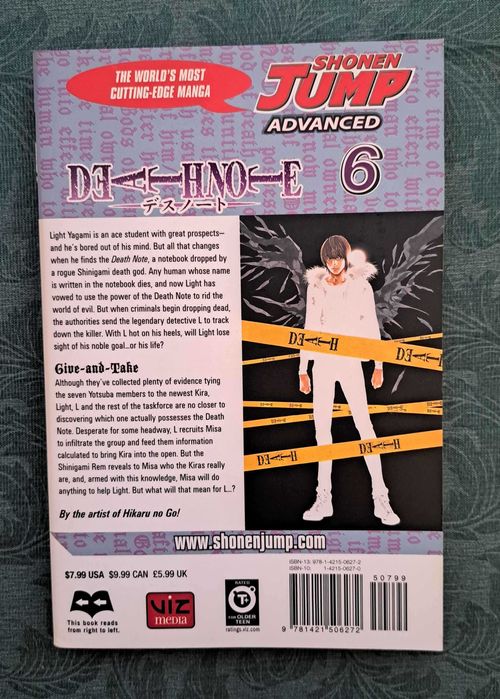 Death Note manga vol. 6, 9 & 11