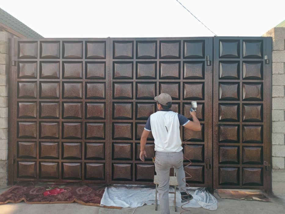 Ворота бояу есік перила стена