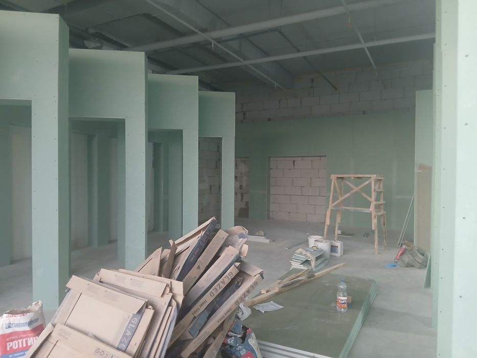 Гипсокортон, ламинат, обой, линолеум