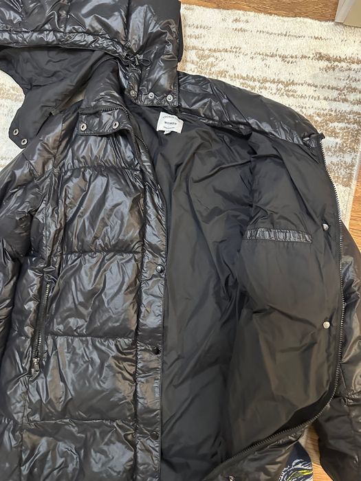 Куртка длинная, черная, С-М