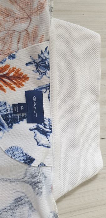 GANT Pique  Cotton Size XL НОВО! ОРИГИНАЛ! Мъжка Тениска!