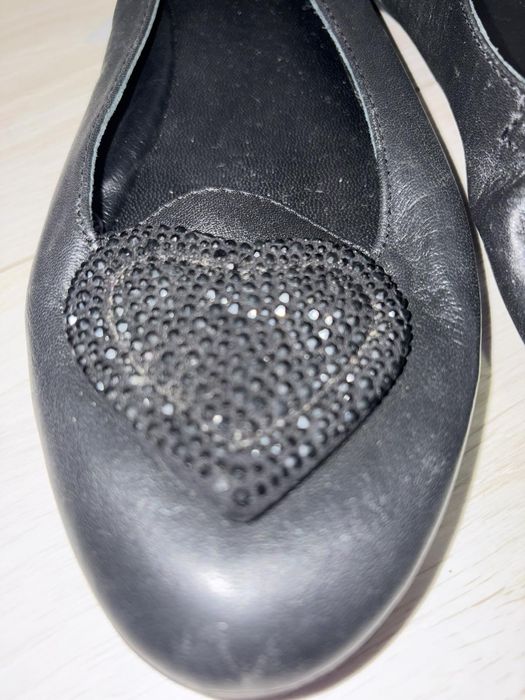 Дамски черни пантофки Moshino