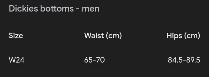 Панталон Dickies 24 размер