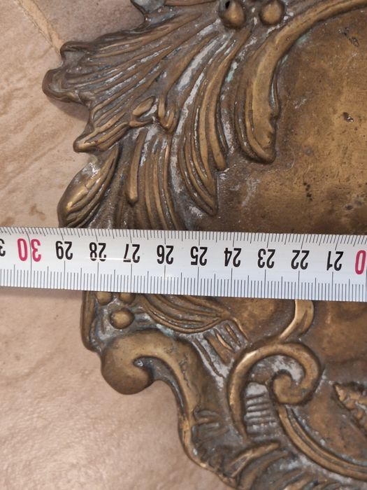 Месингов сет за камина в стил барок