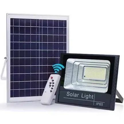 Proiector Led Jortan 500W cu Panou Solar Telecomanda Senzor de Lumina