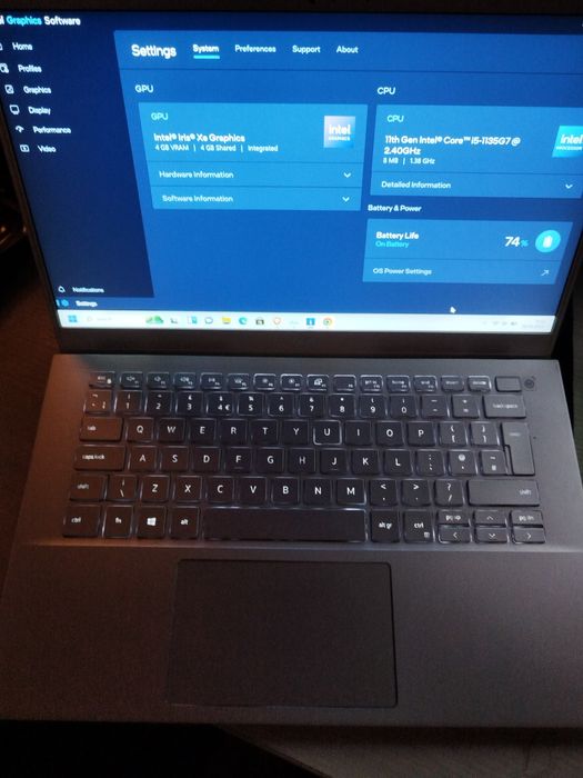 Laptop Dell Inspiron14,SLIM,Intel i5-1135G7,video Iris Xe Graphics 4Gb