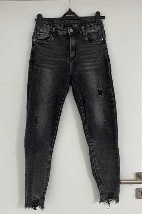 Blugi dama gri skinny marimea M