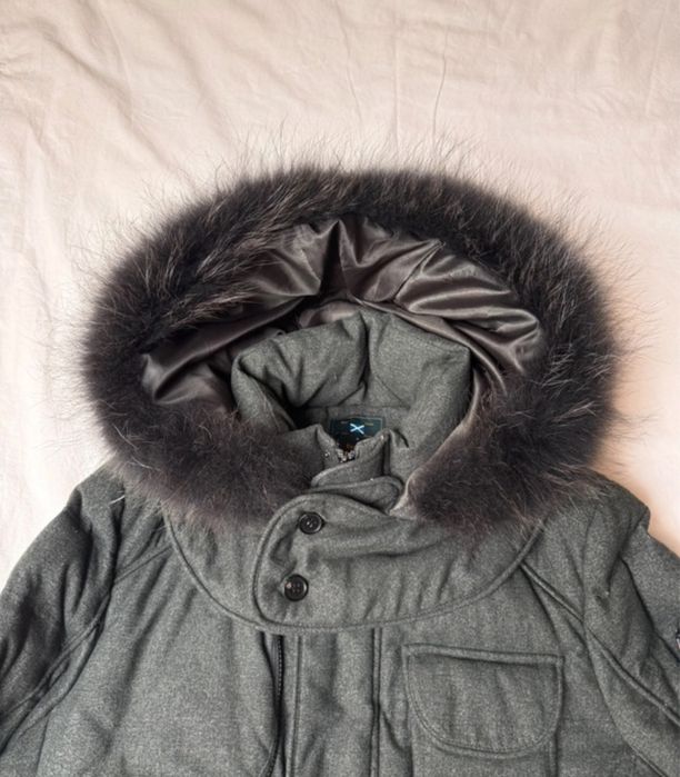 Geaca Kinloch puf si pene barbati marimea M blana naturala