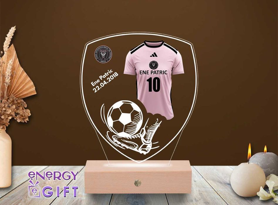 Lampa Led Personalizata – Fotbal AFA – Lionel Messi 2025