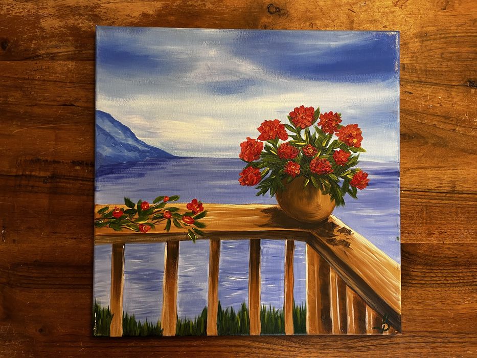 Акрилни картини на платно 40х40см