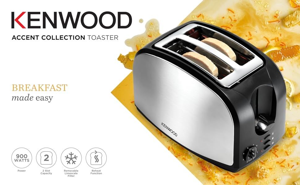 Оригинальный Металлический тостер Kenwood от Английского бренда Toster