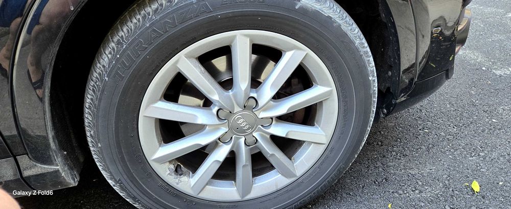 Jante aliaj cu cauciucuri uzate de vara