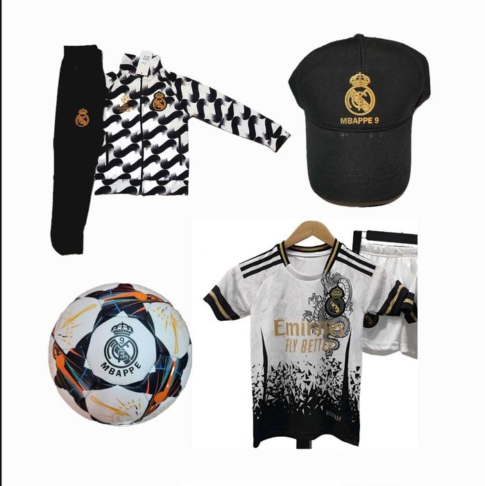 Зимна Шапка Мбапе Реал Мадрид сезон 24/ 25 Плетена за деца и възрастни