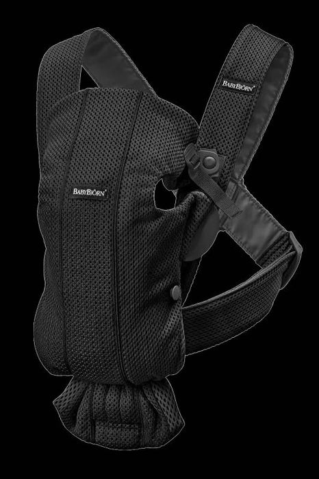 BabyBjörn Бебешка ергономична раница Black