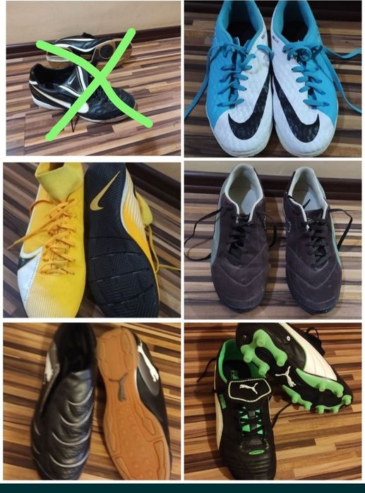 Ghete fotbal Nike mercuria/ l,mărimea34)35 40,5/41- 45,5(29,5cm)