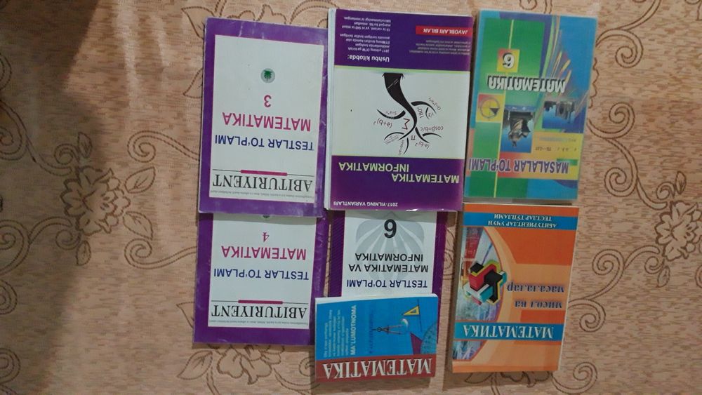 Kitob Matematika Fizika English lug'at va kitoblar