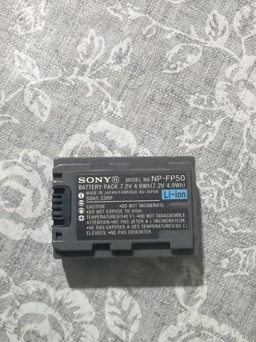 Аккумулятор Sony NP-FP50 для видеокамеры