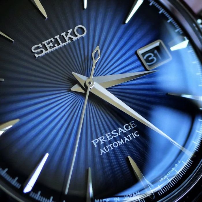 Seiko Presage cocktail time Blue moon