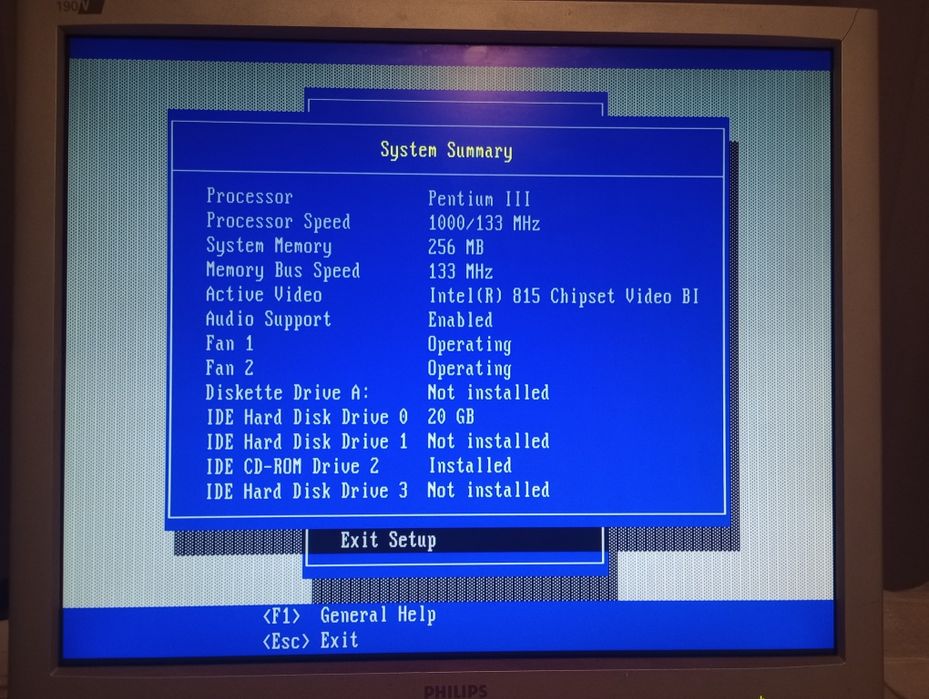 IBM NetVista Pentium III 100mhz 256 Sdram 20 HddGb