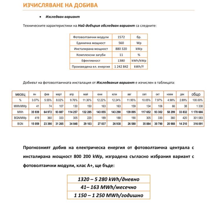Фотоволтаична централа 880 kWp  Присъединена! върху промишлен обект