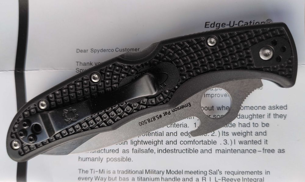 Сгъваем нож Endura 4 Emerson / Spyderco Endura 4