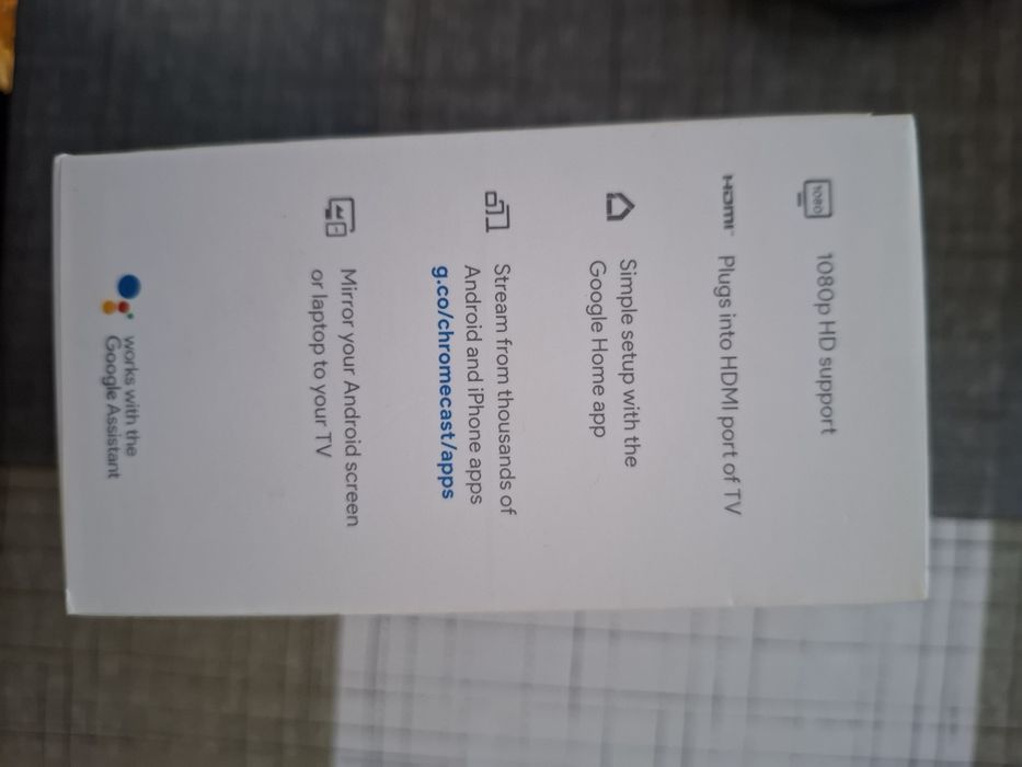 Медиаплеер Google Chromecast