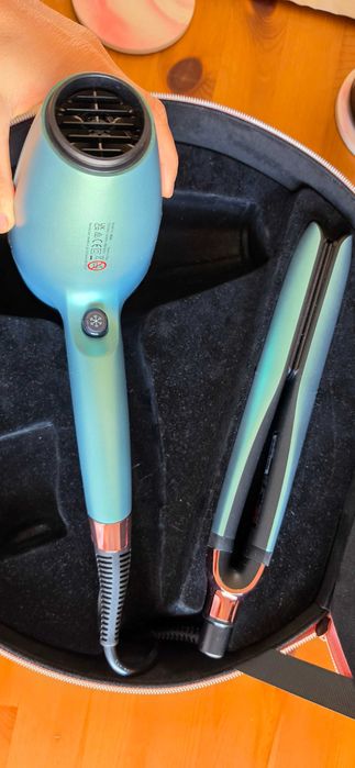 Сет преса и сешоар GHD Limited edition Pamela Reif