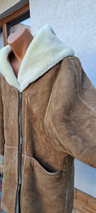 Haină piele întoarsă