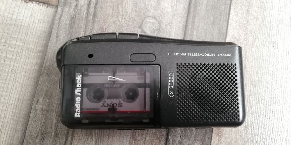 Radio Snack Micro 21 Handheld Microcassette Tape Recorder