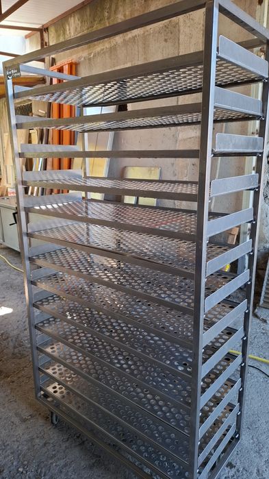 Căruț inox patiserie