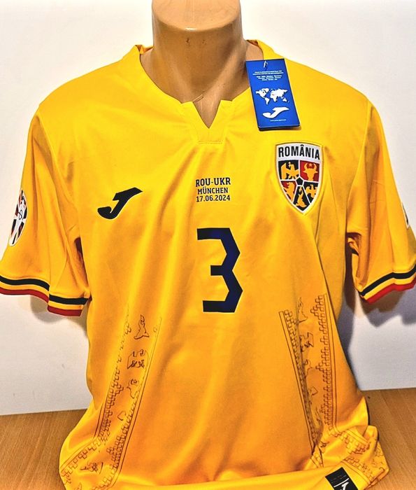 Tricou Romania nationala ca la Euro 2024 fotbal colectie cadou