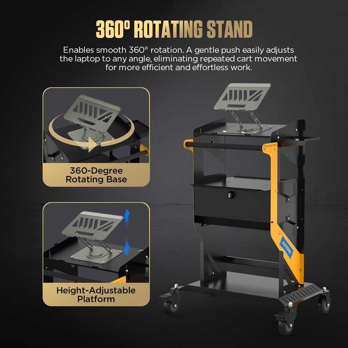 Професионална количка за инструменти за автосервиз, AUTOOL T23