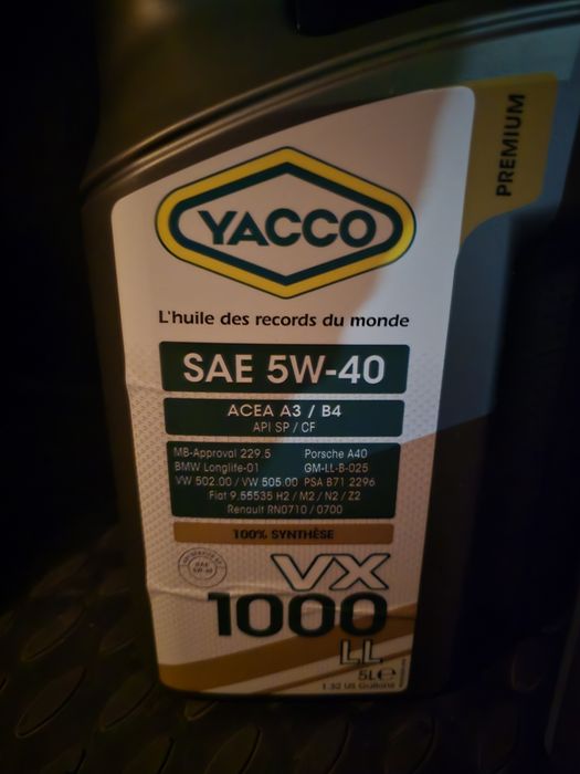 Масло моторное YACCO