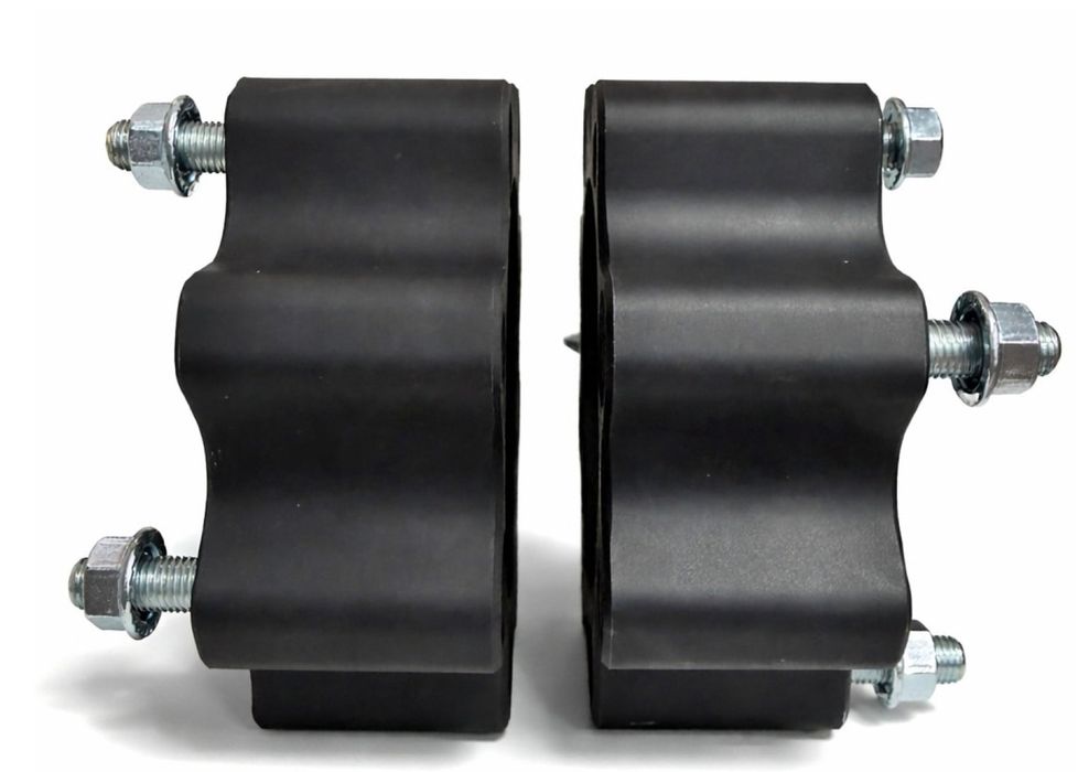 Distantiere ATV 50mm 4x110 CF Moto, Aluminiu Forjat Negru, Centrare