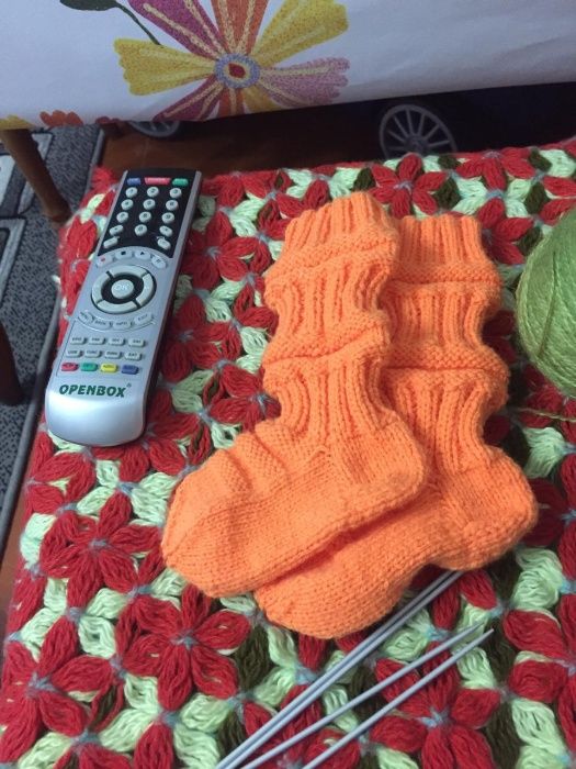 Продам вязаные носочки детские!