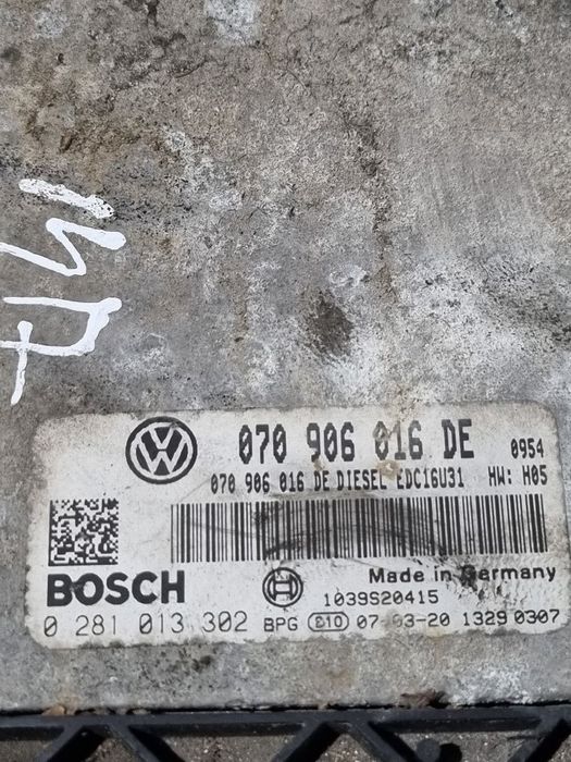 Calculator motor Volkswagen Touareg 7L facelift 2.5 2007 - 2011 174CP Automata BPD BPE ...